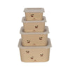 Konges Slojd - Opbergbakjes -  Lunchbox set (set van 4) - Cherry