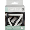 Label Label  - Bijtspeelgoed - Zwart Wit - 3 stuks - Geometrische Silicone Bijtringen - Keekabuu
