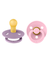 BIBS - Colour Fopspeen Natuurlijk Rubber - Lavender/Baby pink (2 stuks) - Keekabuu