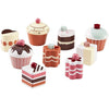 Kids Concept - 9 Houten Taartjes en Cupcakes uit de Bistro collectie, Houten speelgoed, Kid's Concept, Keekabuu